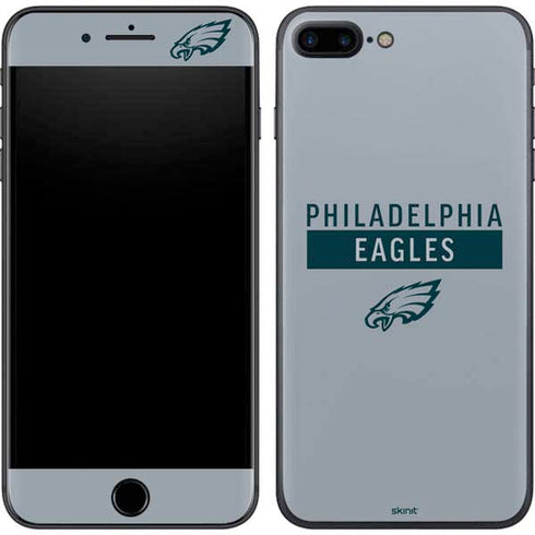 NFL Philadelphia Eagles Silver Performance Series iPhone 8 Plus Skin