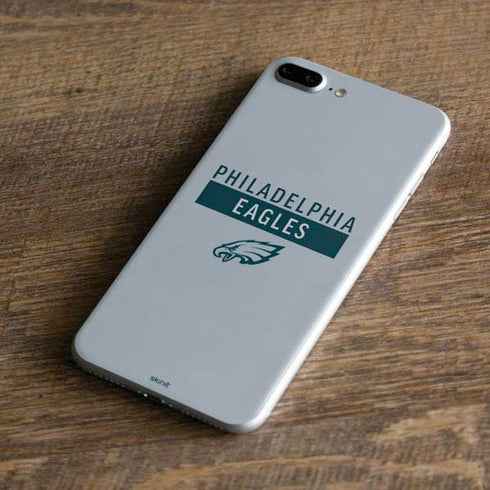NFL Philadelphia Eagles Silver Performance Series iPhone 8 Plus Skin