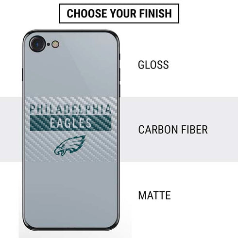 NFL Philadelphia Eagles Silver Performance Series iPhone SE (2nd & 3rd Gen) Skin
