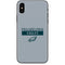 NFL Philadelphia Eagles Silver Performance Series iPhone X Skin