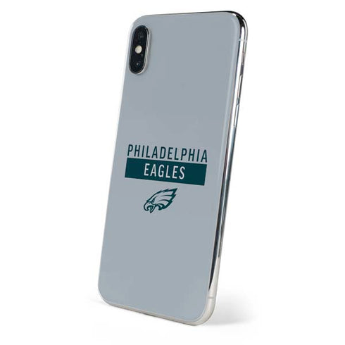 NFL Philadelphia Eagles Silver Performance Series iPhone X Skin