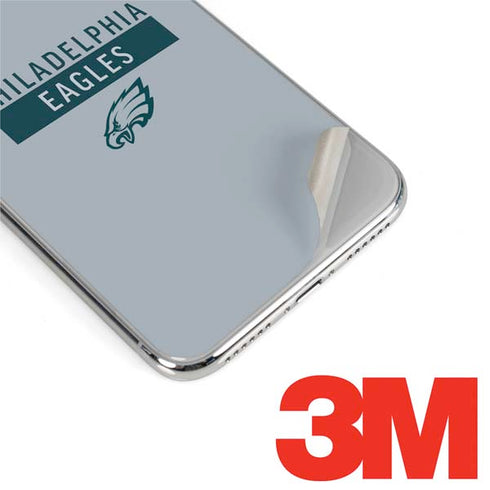 NFL Philadelphia Eagles Silver Performance Series iPhone X Skin