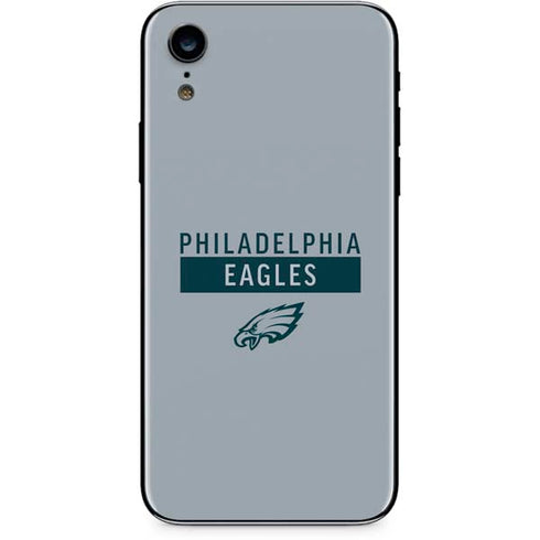 NFL Philadelphia Eagles Silver Performance Series iPhone XR Skin