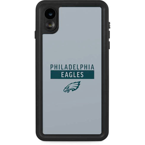 NFL Philadelphia Eagles Silver Performance Series iPhone XR Waterproof Case