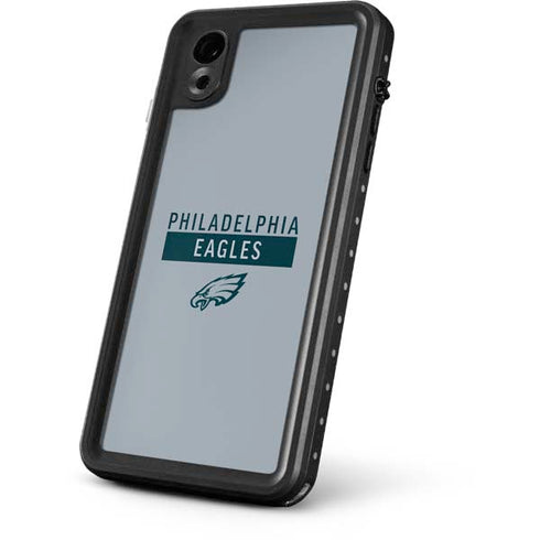 NFL Philadelphia Eagles Silver Performance Series iPhone XR Waterproof Case