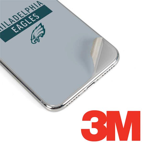 NFL Philadelphia Eagles Silver Performance Series iPhone XS Max Skin