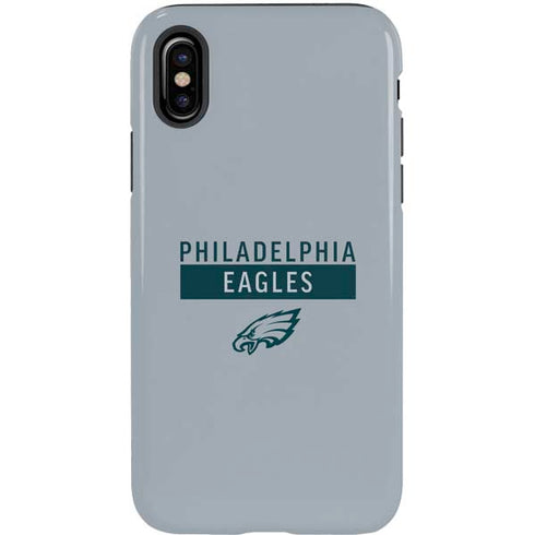 NFL Philadelphia Eagles Silver Performance Series iPhone XS Pro Case