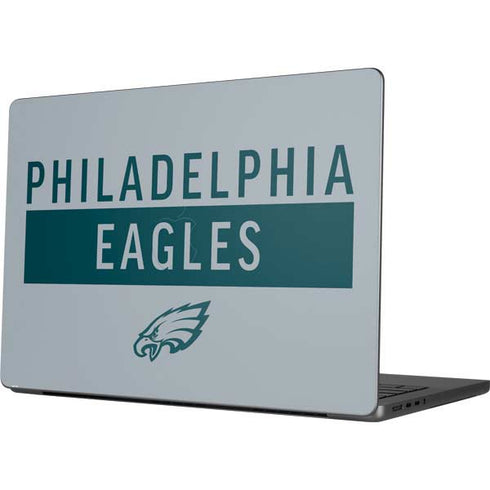 NFL Philadelphia Eagles Silver Performance Series MacBook Pro 14in (2021-24) Skin