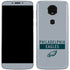 NFL Philadelphia Eagles Silver Performance Series Moto E5 Plus Skin