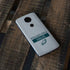 NFL Philadelphia Eagles Silver Performance Series Moto E5 Plus Skin