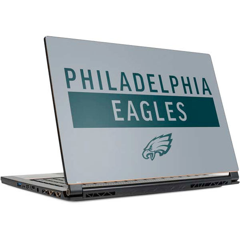 NFL Philadelphia Eagles Silver Performance Series MSI GS65 Stealth Laptop Skin