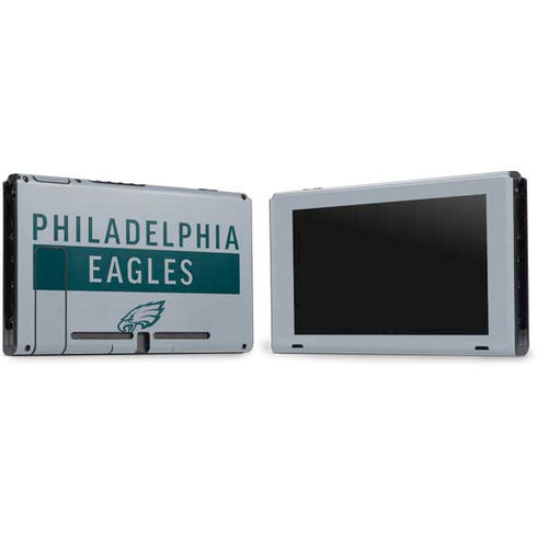NFL Philadelphia Eagles Silver Performance Series Nintendo Switch Bundle Skin