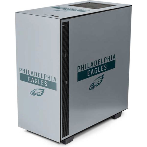 NFL Philadelphia Eagles Silver Performance Series NZXT H510 Compact ATX Mid-Tower Case Skin