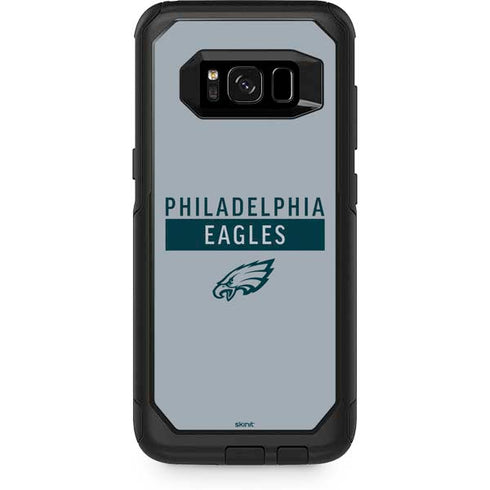 NFL Philadelphia Eagles Silver Performance Series Otterbox Commuter Galaxy Skin