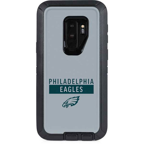 NFL Philadelphia Eagles Silver Performance Series Otterbox Defender Galaxy Skin