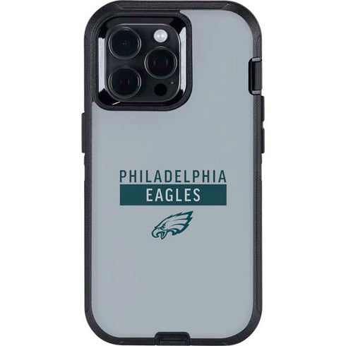NFL Philadelphia Eagles Silver Performance Series Otterbox Defender iPhone Skin