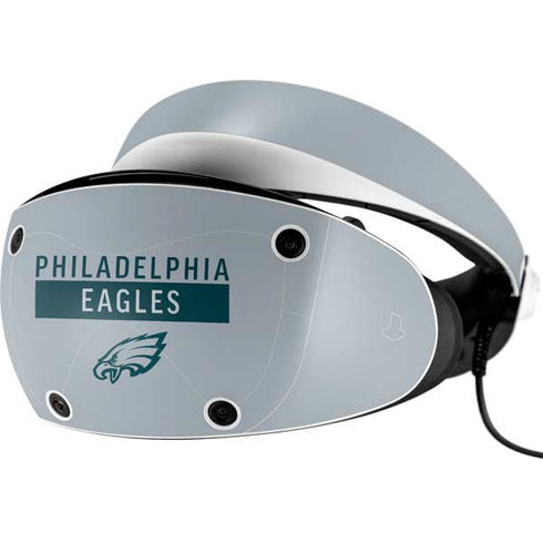 NFL Philadelphia Eagles Silver Performance Series PlayStation VR2 Skin