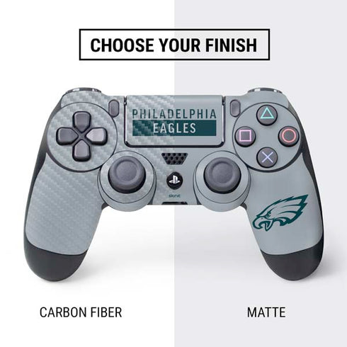 NFL Philadelphia Eagles Silver Performance Series PS4 Controller Skin