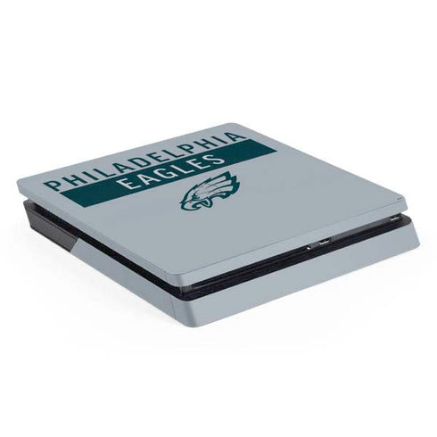 NFL Philadelphia Eagles Silver Performance Series PS4 Slim Skin