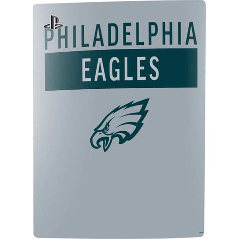 NFL Philadelphia Eagles Silver Performance Series PS5 Console Skin