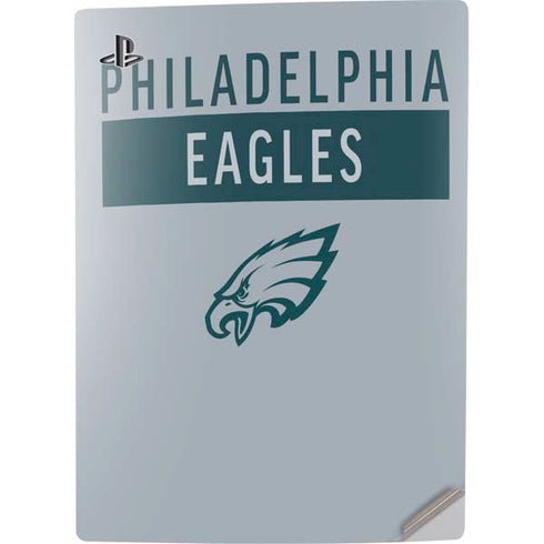 NFL Philadelphia Eagles Silver Performance Series PS5 Digital Edition Console Skin