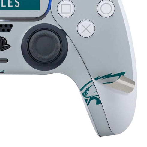 NFL Philadelphia Eagles Silver Performance Series PS5 Slim Digital Edition Bundle Skin