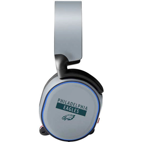 NFL Philadelphia Eagles Silver Performance Series SteelSeries Arctis 5 Skin