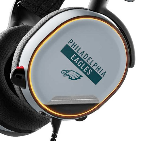 NFL Philadelphia Eagles Silver Performance Series SteelSeries Arctis 5 Skin