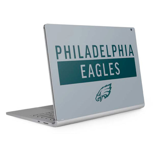 NFL Philadelphia Eagles Silver Performance Series Surface Book 2 13.5in Skin