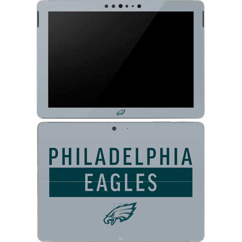 NFL Philadelphia Eagles Silver Performance Series Surface Go Skin
