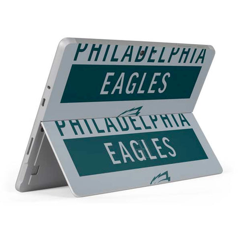 NFL Philadelphia Eagles Silver Performance Series Surface Go Skin