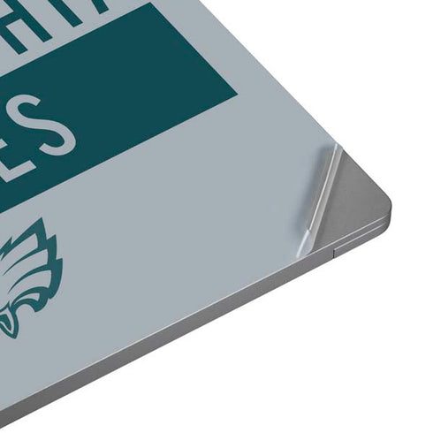 NFL Philadelphia Eagles Silver Performance Series Surface Laptop 4 15in Skin