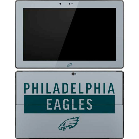 NFL Philadelphia Eagles Silver Performance Series Surface Pro Tablet Skin