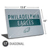 NFL Philadelphia Eagles Silver Performance Series Universal Laptop 17in (13.8 x 10in) Skin