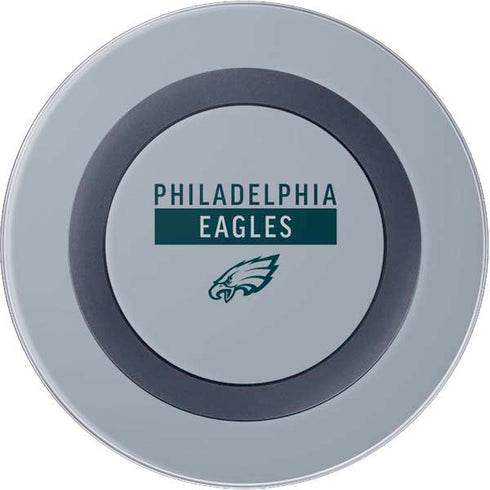NFL Philadelphia Eagles Silver Performance Series Wireless Charger Skin