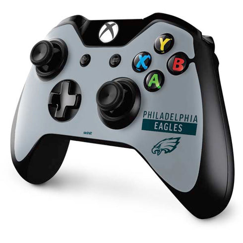 NFL Philadelphia Eagles Silver Performance Series Xbox One Controller Skin