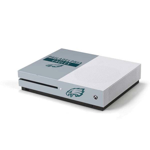NFL Philadelphia Eagles Silver Performance Series Xbox One S Console Skin