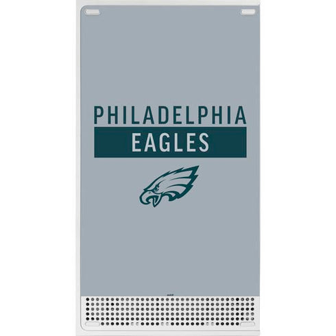 NFL Philadelphia Eagles Silver Performance Series Xbox Series S Console Skin