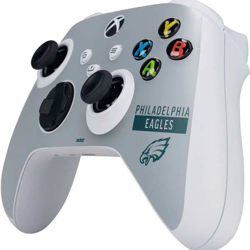 NFL Philadelphia Eagles Silver Performance Series Xbox Series S Controller Skin