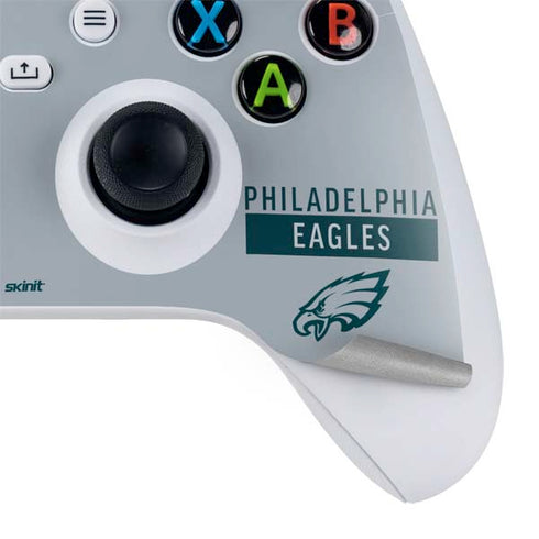 NFL Philadelphia Eagles Silver Performance Series Xbox Series S Controller Skin