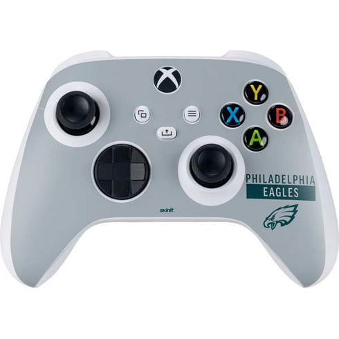 NFL Philadelphia Eagles Silver Performance Series Xbox Series S Controller Skin