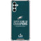 NFL Philadelphia Eagles Super Bowl LII Champions Galaxy A13 5G Clear Case