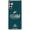 NFL Philadelphia Eagles Super Bowl LII Champions Galaxy A15 5G Clear Case