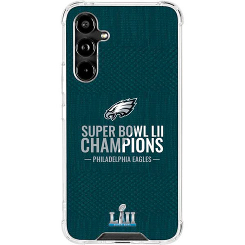 NFL Philadelphia Eagles Super Bowl LII Champions Galaxy A54 5G Clear Case