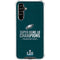 NFL Philadelphia Eagles Super Bowl LII Champions Galaxy A54 5G Clear Case