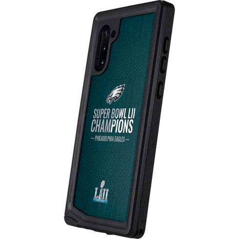 NFL Philadelphia Eagles Super Bowl LII Champions Galaxy Note 10 Waterproof Case