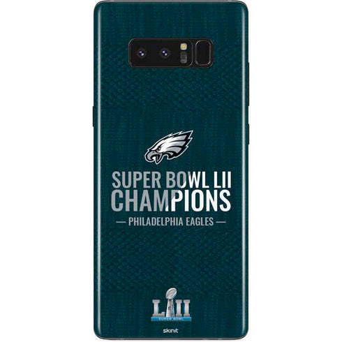 NFL Philadelphia Eagles Super Bowl LII Champions Galaxy Note 8 Skin