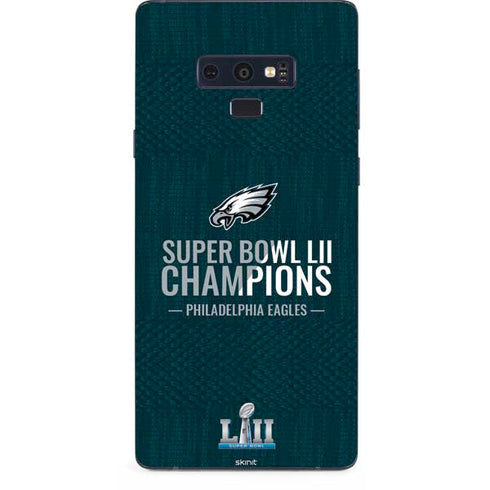 NFL Philadelphia Eagles Super Bowl LII Champions Galaxy Note 9 Skin