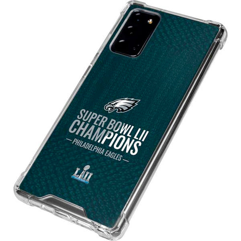 NFL Philadelphia Eagles Super Bowl LII Champions Galaxy Note20 5G Clear Case