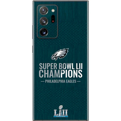 NFL Philadelphia Eagles Super Bowl LII Champions Galaxy Note20 Ultra 5G Skin